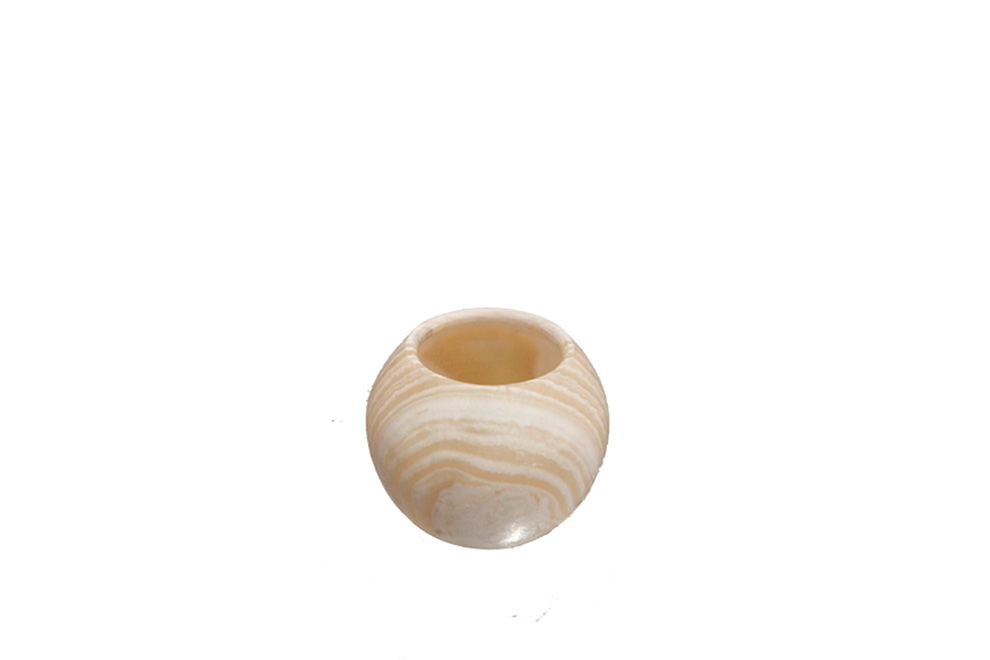 [00000962] Candlestick Curra Alabaster - L