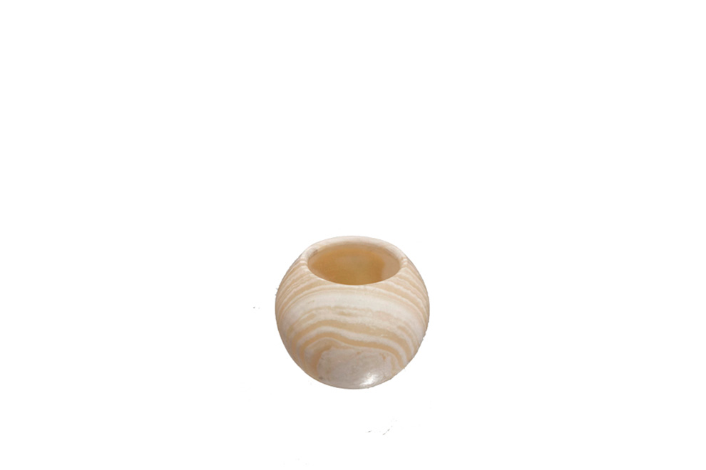 [00000963] Candlestick Curra Alabaster - M